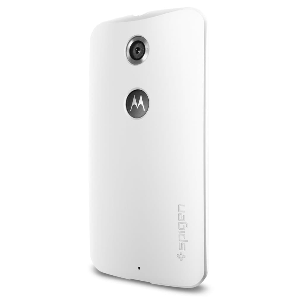 Spigen Thin Fit Nexus 6 Case with Premium Matte Finish Coating for Google Nexus 6 2014 - Shimmery White