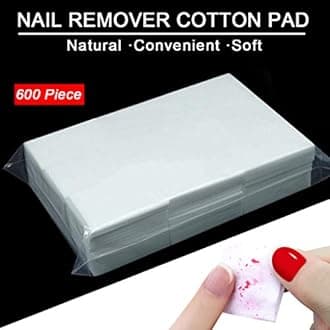 Nail Polish Gel Remover Tools Kit, Soak Off Cap Clip, UV Gel Polish Cuticle Pusher, 200ml Dispenser Bottle, 600 PCS Cotton Pads, Handle Brushes, 100/180 Nail File, Buffer Block, Finger Separators