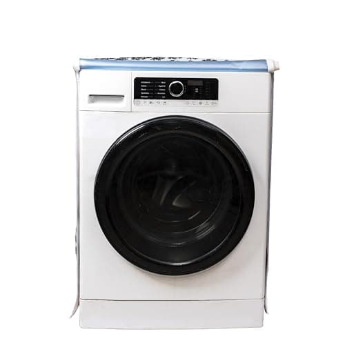 Classic® Front Load Washing Machine Cover Suitable for LG 8.5 Kg, 9 Kg, 9.5 Kg, 10 Kg, 10.5 Kg, 11 Kg, 11.5 Kg, 12 Kg (72cmsX63cmsX81cms, Black & White)