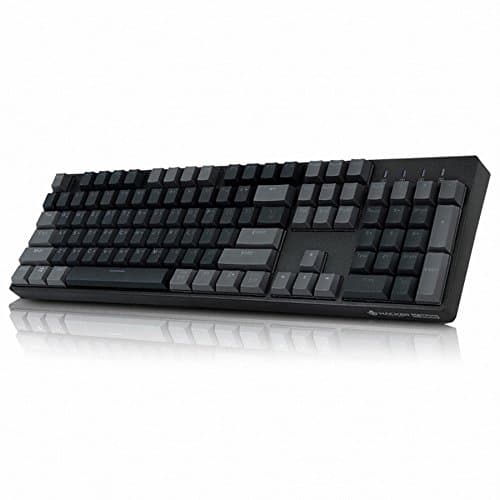 ABKO Hacker K3000 PBT Special Edition Replaceable Mechanical Quick Swap Switch Rainbow LED Keyboard (EN/KR Layout) Dark Gray/Silver Color (Brown Switch)