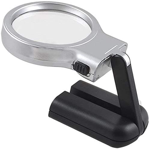 LED lighting with 3 times loupe independence stand hand-write