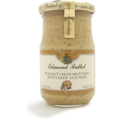 Edmond Fallot Walnut Dijon Mustard, 7 Ounce Jar