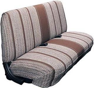 Saddleman Universal Front Bench Seat Cover - Saddle Blanket Fabric (Brown)