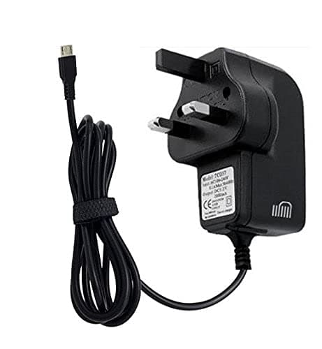 TheMax 2A Replacement Mains Charger UK USB Plug (RoHS Certified) Compatible with Galaxy S7 Edge/S7/S6 Edge/S6/Note5/Note 4/J8/J7/J6/J5/J4/J3/A7, Hauwei Y9/Y7 2018/Y6/P Smart/P10 Lite/P9 Lite/P8 Lite