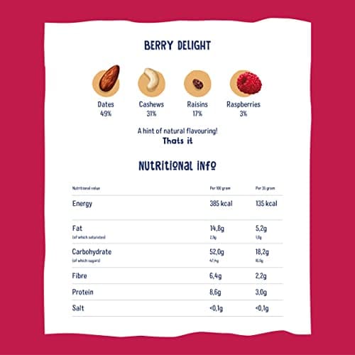 Nakd Berry Delight, 4x35g