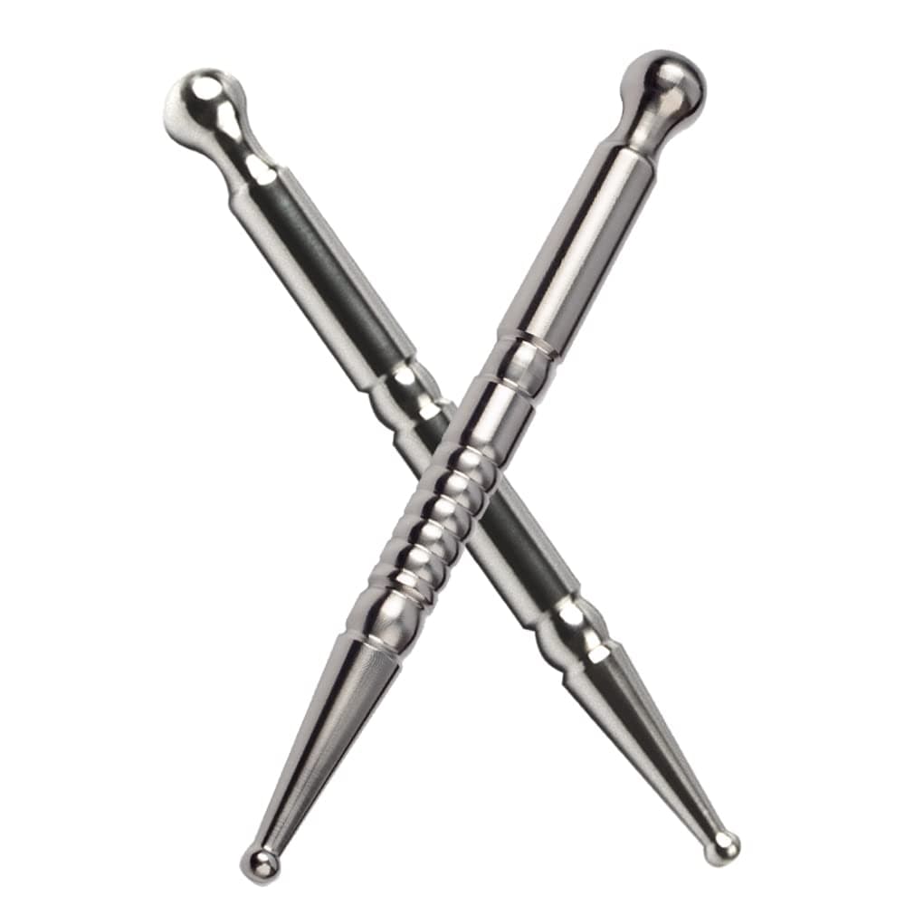 Deep Tissue Massage Tool-Stainless Steel Acupuncture Pen-Trigger Point Massage Relief Pain Therapy Tools Full Body Relaxing Trigger Self-Massage Acupressure Bar (B)