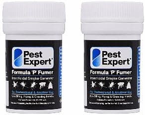 Pest Expert Cockroach Killer Smoke Bombs 3.5g (Twin Pack) - Formula 'P' Cockroach Killer from