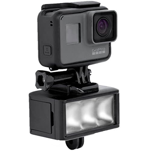 Waterproof Light for GoPro Hero 6, Hero 5, 4, Session, 3+, 3, 2 & HD Cameras - for Underwater, Bike, Dive, Scuba, and Snorkel