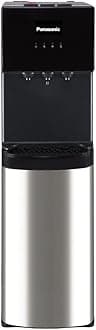 Bottom Loading Water Dispenser, SDM-WD3438BG Black/ Stainless Steel Finish, Best for Home Kitchen & Office, Hot, Cold & Normal