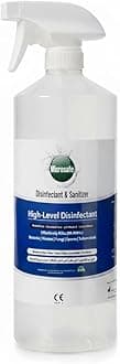 Disinfectant & Sanitizer Spray 1L (34 oz) – Hospital-Grade Surface Cleaner – Kills 99.9% Germs, Bacteria & Viruses – Non-Toxic, Quick-Drying, Citrus Scent – Home, Office & Multi-Surface Use