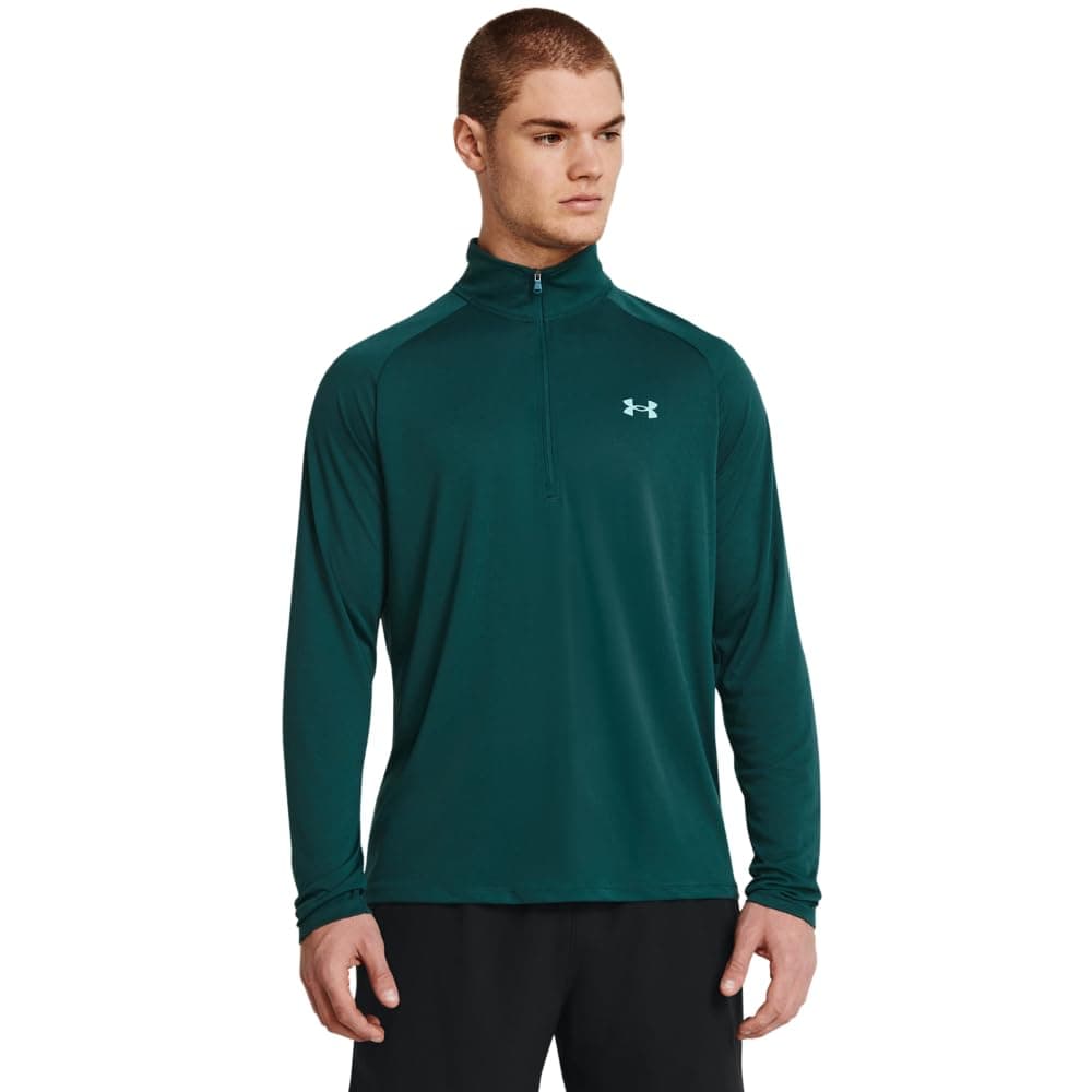 mens Tech 2.0 1/2 Zip-up Long Sleeve T-shirt Shirt