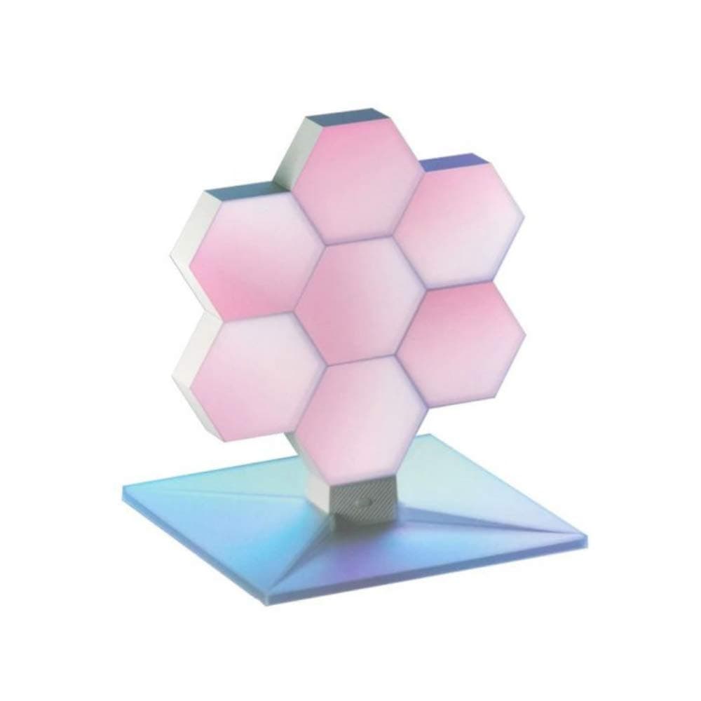 LifeSmart Plus Kit- 7 Panel Starter Pack with Stand | Compatible with Siri, Alexa and Google Assistant