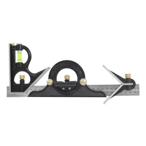 DEKTON DT55312 Combination Square Angle Finder, Black/Red