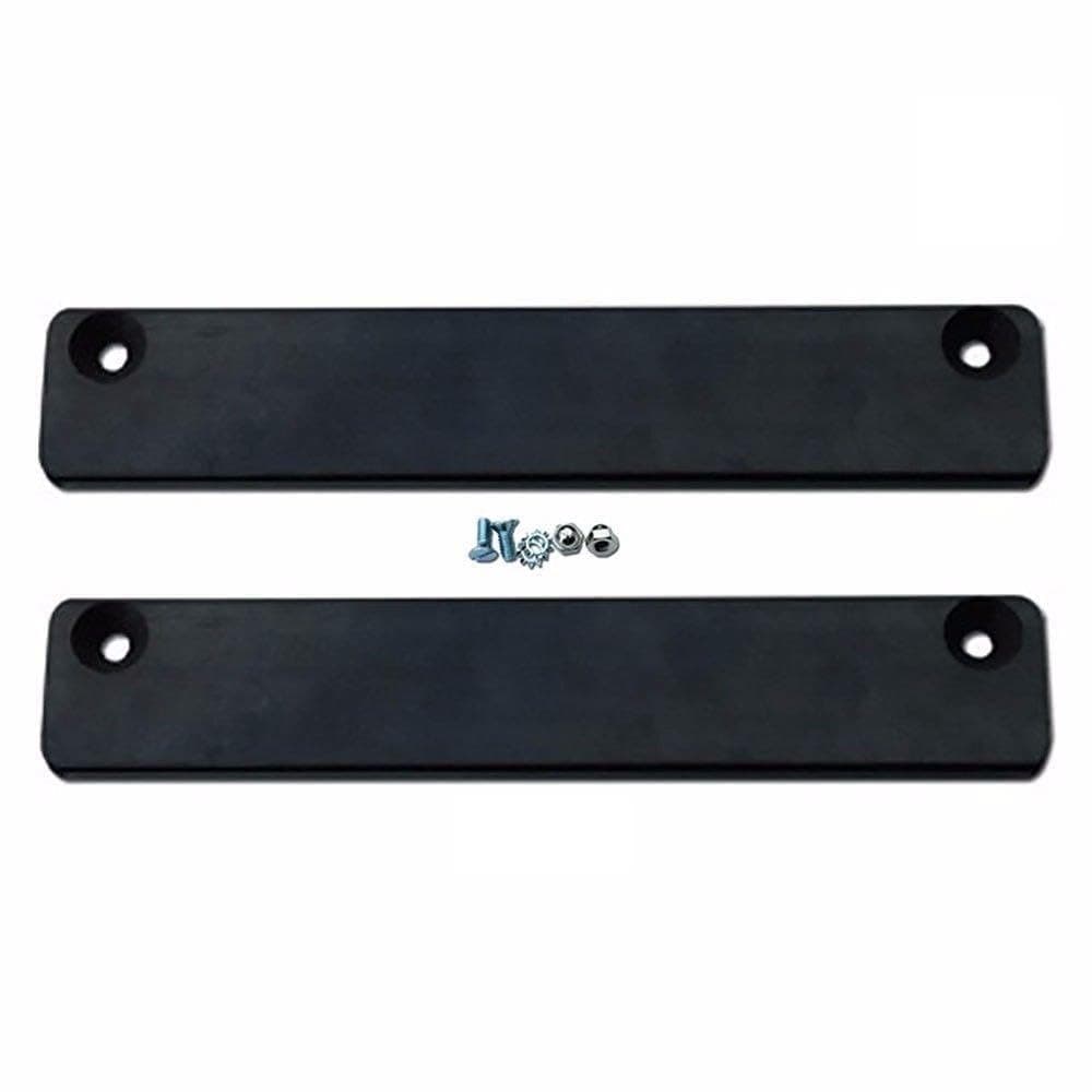 Premium Rubber Coated Magnetic License Plate Holder (2-Pack Bundle) - Keep Your Demo Tag or Temp Tag Secure on Test Drives