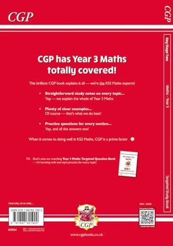 KS2 Maths Targeted Study Book - Year 3 (CGP KS2 Maths)