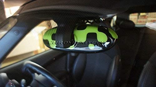 Chromiumtech IMRC-MK2A-VGR Vivid Style Interior Rear View Mirror Cover, Green