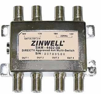 SAM - 4402-3A DirecTV 4x4 Multi-Switch