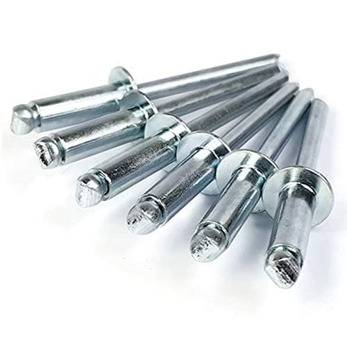 Pop Rivets 3/16 Diameter #6 All Steel Blind Rivets 6-2, 3/16" x 1/8" Grip (0.020-0.125) Qty 1,000