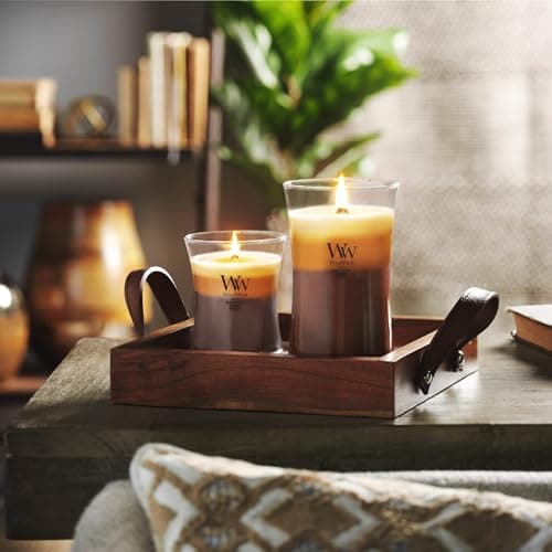WoodWick Café Sweets Trilogy Candle, Brown, Medium