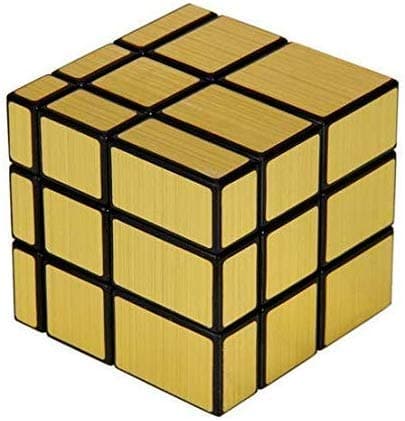 VGRASSPMirror Magic Cube for Stress Relief – Golden Colour - 6 x 6 x 6 cm