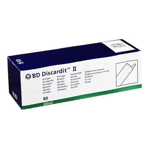 20ML BD DISCARDIT SYRINGE 300296 BX80