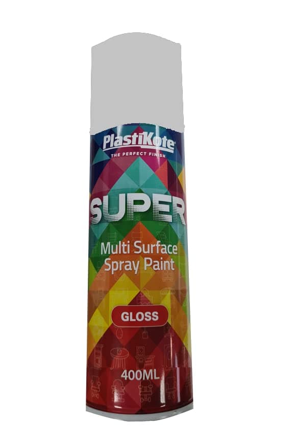 Plasti-kote RAL9010 400ml Super Gloss - White