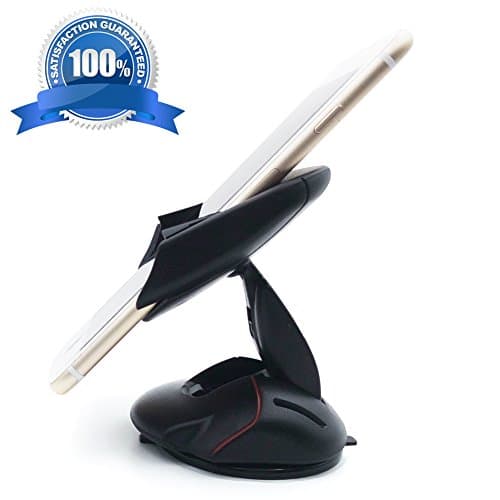 Vanten 360°Degree Universal Car Mount Holder One Touch Mouse Foldable Stand Cradle Mount for Cell Phone,GPS,iPhone 6/6S iPhone 6/6S Plus Galaxy S7 Edge/Galaxy S7/LG G5 etc.
