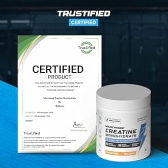 Wellcore Pure Micronised Creatine Powder (83 Servings, Tropical Tango) For Enhanced Muscle Strength With Rapid Absorption | Creatine Monohydrate | Wellcore Creatine Flavoured - 307g (Pack Of 2)