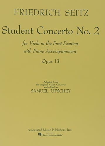 Student Concerto No. 2: Viola and Piano