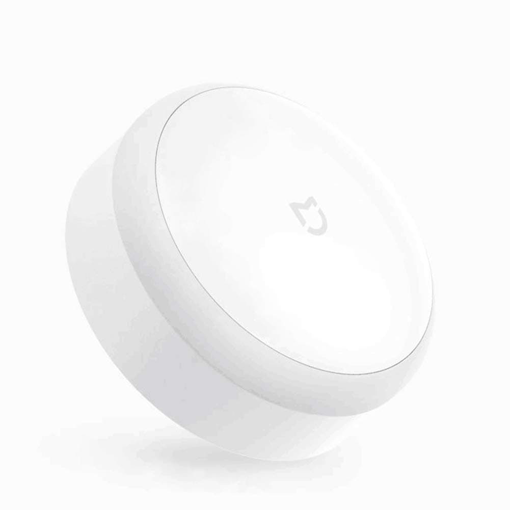 Xiaomi Smart Motion Sensor Night Light, Mijia Cordless LED Motion Activated Nightlight, Stick Anywhere Stair and Closet Light, Entrance Wall Light for Hallway Bathroom Bedroom Kitchen Garage Basement