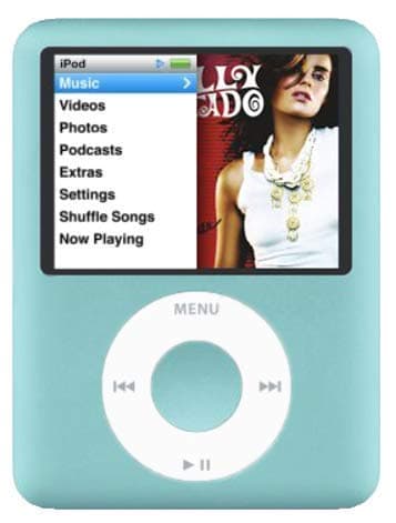 Protector Cases + General Accessories Compatible with (4gb-Blue) Music Player iPod 3rd Generation Nano