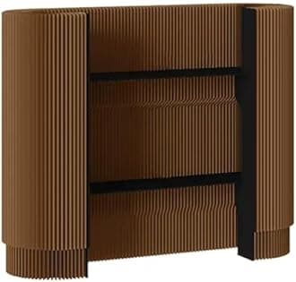 Reception Desk Counter Desks for Checkout & Retail, Modern Office Computer Front Desk, Small Cashier Retail Counter Table, for Office Boutique Spa Lobby Salon Hotel (Brown)