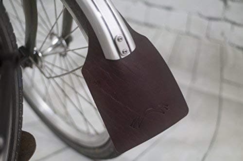 London Craftwork Mud Flap Set for BROMPTON Genuine Leather BROWN Mudguard Flaps