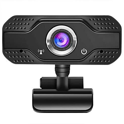 1080P Webcam with Microphone, HD PC Web Cam Laptop Plug and Play USB Streaming Computer Web Camera with Wide Angle Lens & Large Sensor for Video Calling Recording Conferencing Live Class