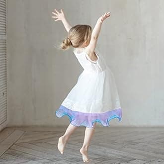 OIIKI Ruffled Lace Trims 10 yards, Pleated Lace Fabric Trim, Organza Ruffled Fabric Tulle Ruffle Lace Border for Sewing Decoration Gradient Blue