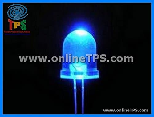 150 Pcs 5mm Blue LED Diode Lights - [Ultra Bright] Clear Transparent DC 3V 20mA Emitting Diodes LEDs Bulb - DIY Science Project Electronics Components Lighting Kit