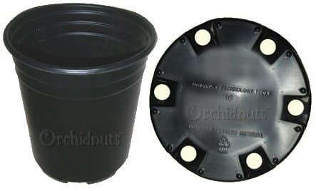 2 Gallon Orchid Flower Round Plastic Pot
