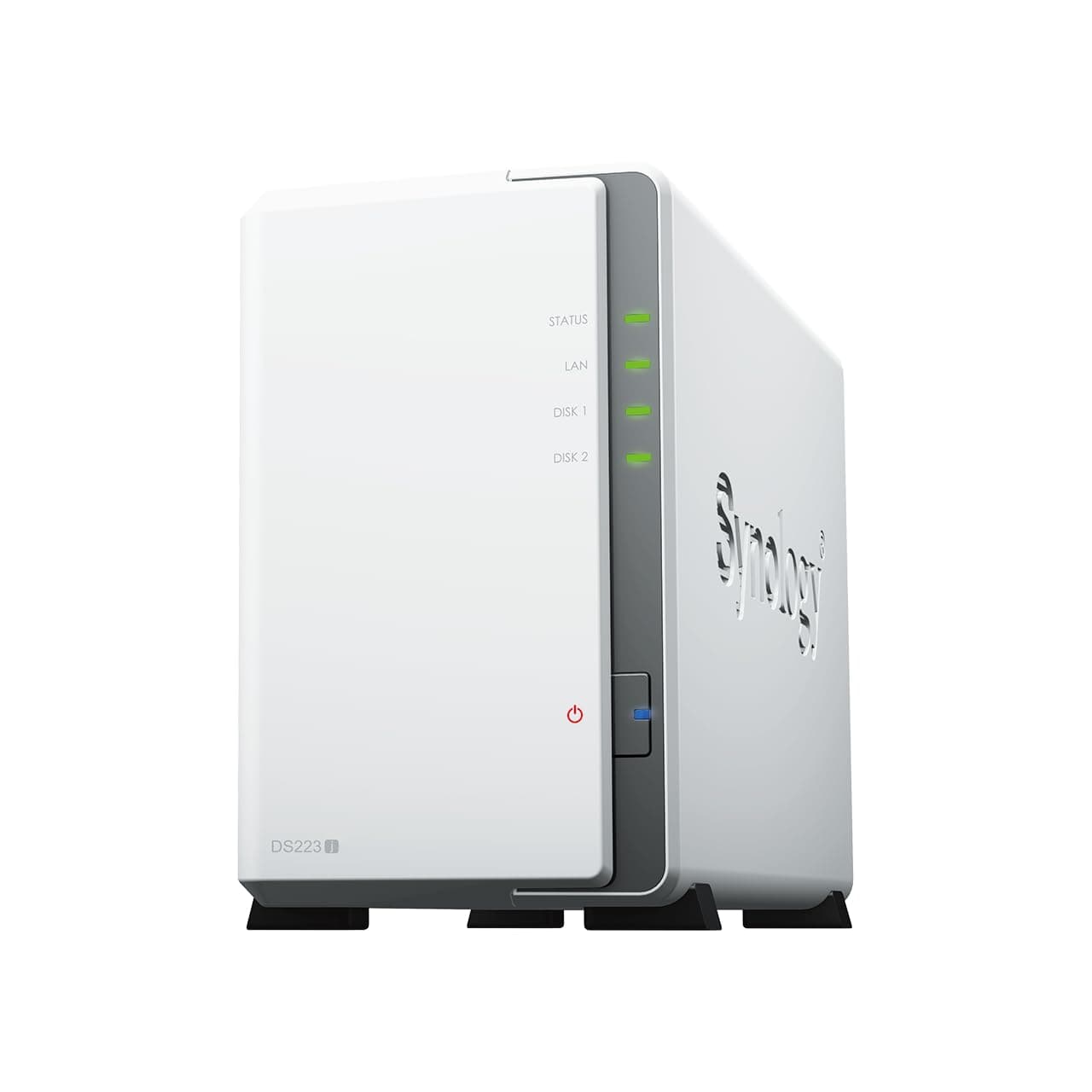 DS223J 2 Bay Desktop NAS, White