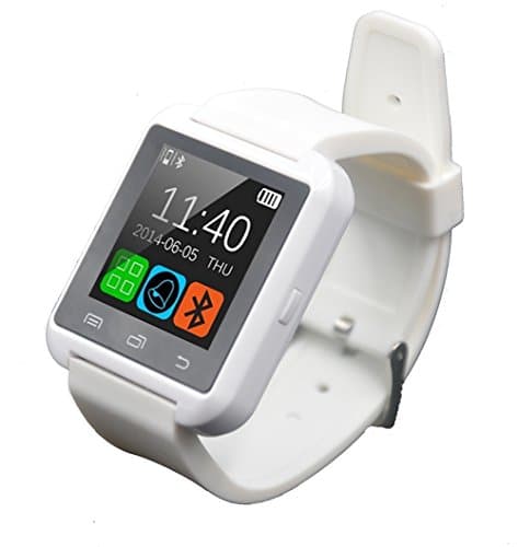 FunnTech Smart Watch with Bluetooth Pedometer Sleep Monitor Activity Tracker Fitness Tracker (White)
