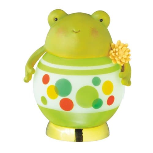 Frog Light up Character Figurine - Tabletop Night Light - Light Color Changes - 4.5" Tall