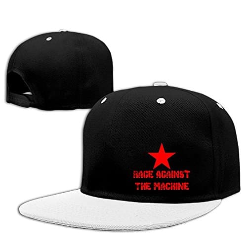 Rage Against The Machine Anarchy Hip-Hop Cool Snapback Hat Cap Red