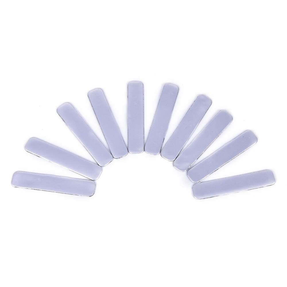 HOW TRUE 10 Pcs Golf High Density Lead Tape Strips, Adhesive Add Weight Lead Tape Thickness for Driver Fairway Hybrid Iron Clubs Head Tennis and Fishing