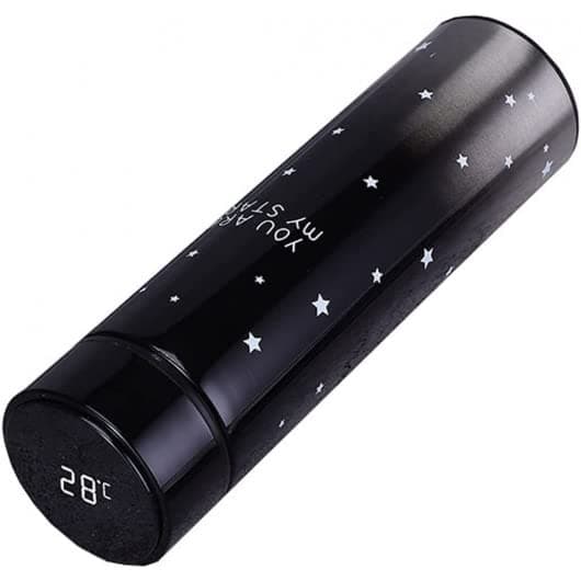 Smart Water Bottle with LED Temperature Display,Tea Infuser Bottle,Travel Coffee Mug,17oz/500ml Insulated Water Bottle,Flask for hot and cold drinks