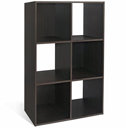CAP LIVING Room Cube Organizer w/ Bins , Open Storage Shelf Bookcase, Colors Available in White and Espresso