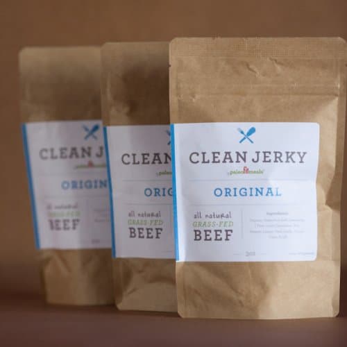 PaleoFit 3.0oz Grass Fed Beef Jerky - Original (6 - 3oz packs)