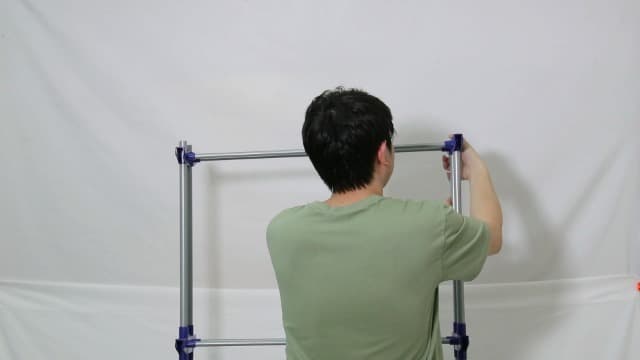 Bigzzia 3 Tier Clothes Drying Rack, 57 Inch Laundry Drying Rack, Foldable Stainless Steel Kids Clothing Rack, Movable Laundry Rack for Indoor Outdoor - Grey