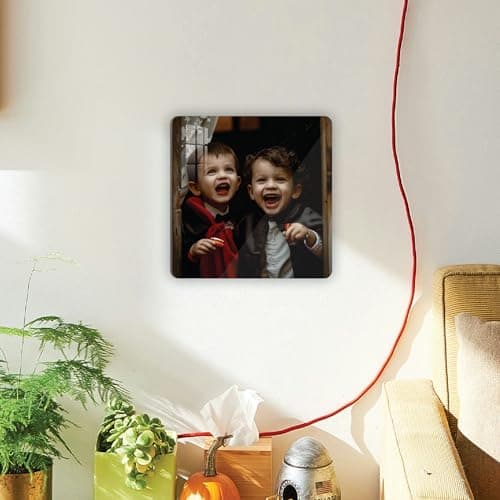 Customized Acrylic Photo Frame 24x16 Inches – Personalized Wall Mount Frameless Picture Frame, Customized Gift, Personalised Photo Frame with Photo, Birthday, wedding, custom Photoframe, Gifts