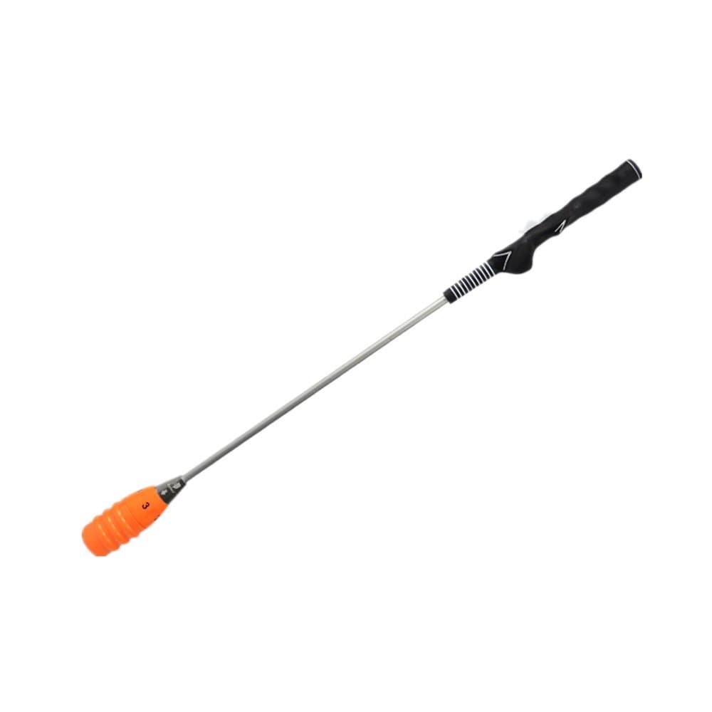 CAITON Golf Swing Training Aid for Tempo, Strength and Flexibility Training/Golf Swing Trainer with 5 Adjustable Settings Indoor/Outdoor Practice (Orange)
