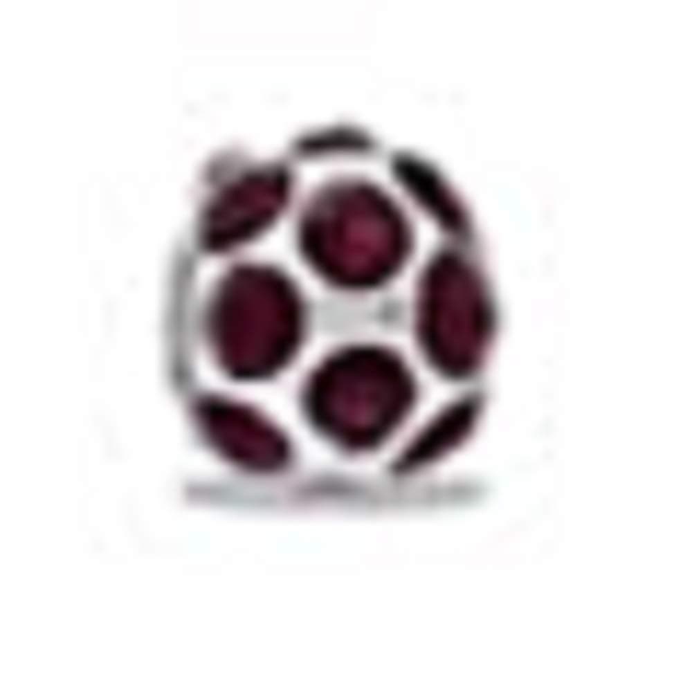 DaVinci January CZ Ball Birthstone Bead
