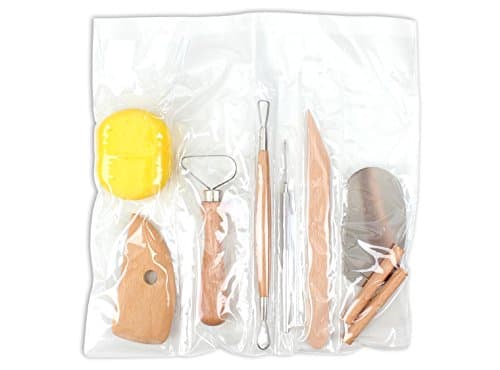 Clay Sculpting Tools - Pottery Sculpture Modeling/Carving Tool 8PCS Set for Ceramics Beginners and Professional Art Crafts